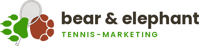 Tennis by bear & elephant – Tennis-Marketing